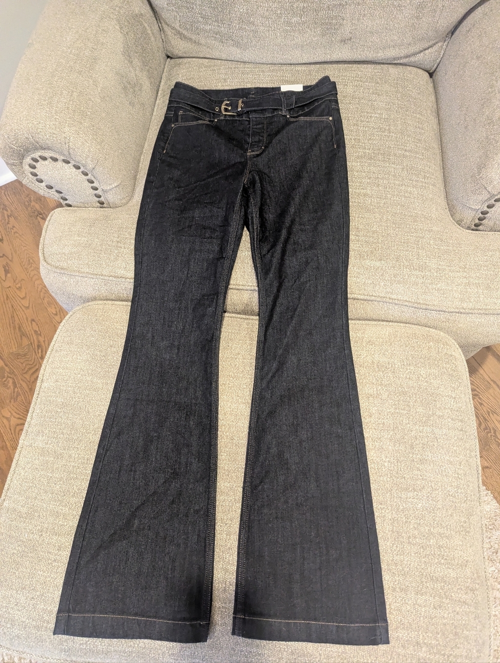 Women's Dark Blue Flared Jeans